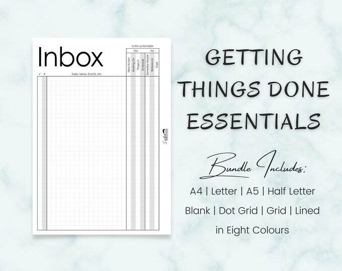 Project Management Tools, Digital Planner Inserts (printable PDF ...