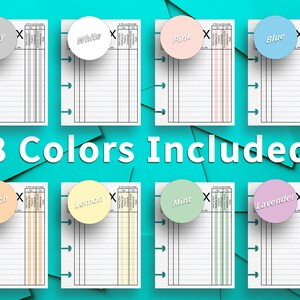 Micro Happy Notes GTD Inbox Printable Planner Insert PDF File - Etsy
