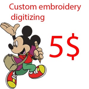 High Quality professional Digitized Custom Embroidery Logo