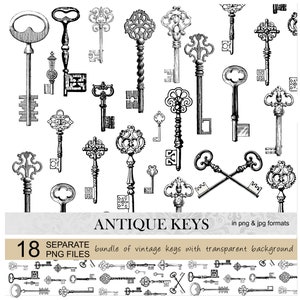 Real 1800s Skeleton Keys Purchase for 1 Key Authentic Bit Keys 