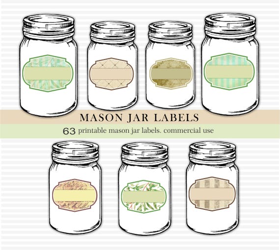 Vintage Printable Labels For Jars Herb And Spice Apothecary Labels
