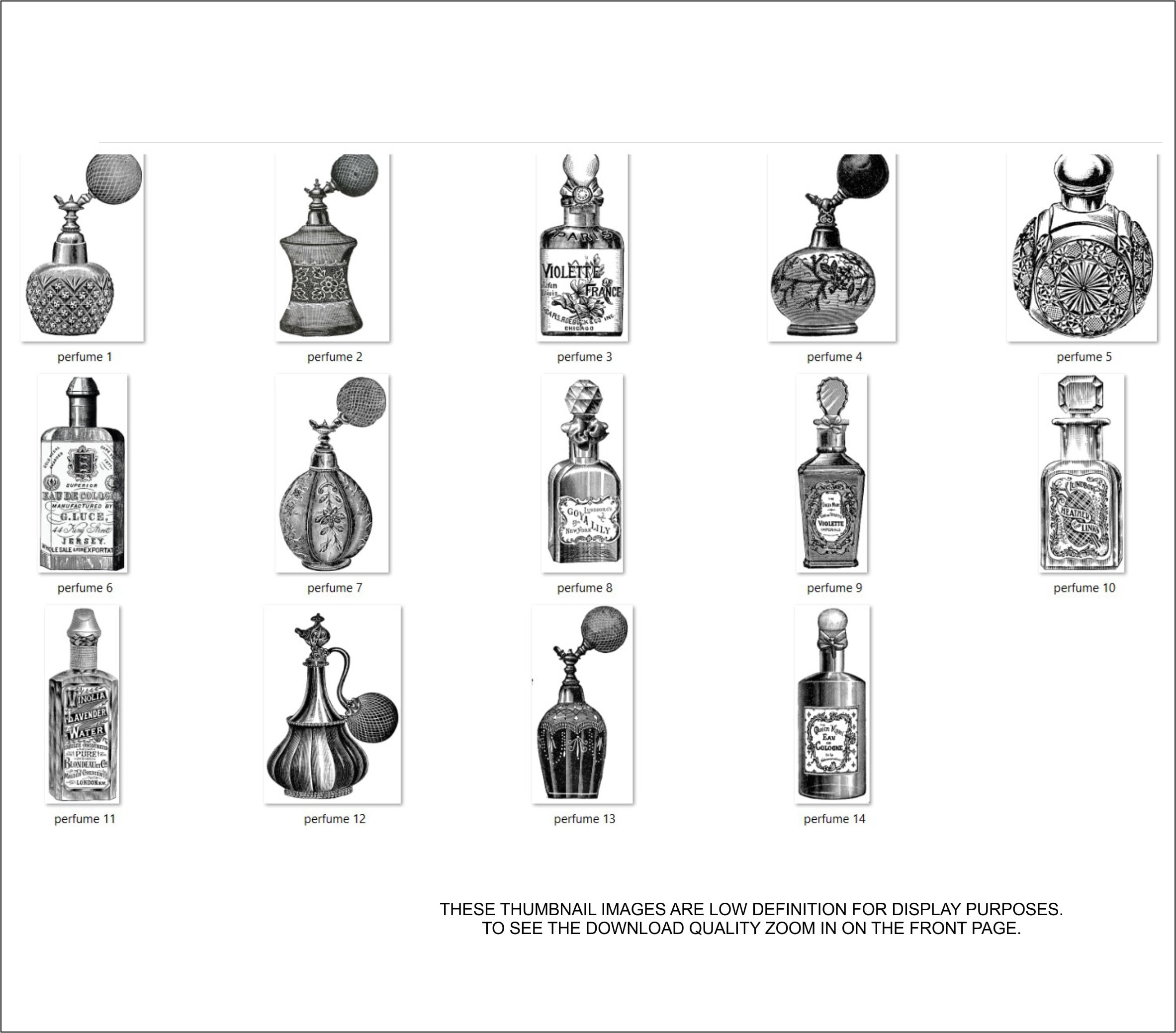 Perfume Bottle Clipart Graphic by Digital Paper Packs · Creative Fabrica