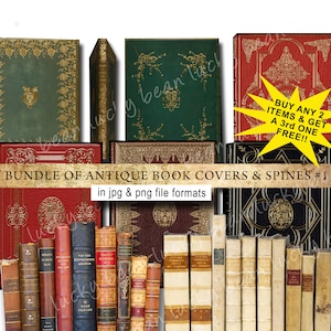 Antique book cover.Book spine.Transparent png jpg.Victorian book cover.Decorative book.Scrapbook,junk journal,old book,digital collage sheet