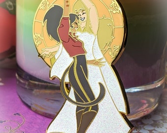 Catradora glitter emaille pin | Shera-pin | Catra Adora | Hard emaille