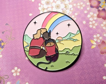 Catradora soft enamel pin | Shera pin | Catra Adora | Raised layer