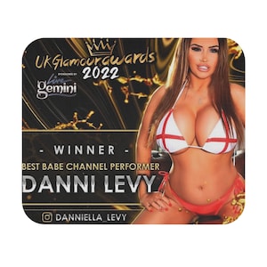 Tappetino per mouse Danni Levy: tappetino per mouse rettangolare modello Glamour