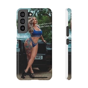 Glamour Modèle glamour Yuffie Yulan Onlyfans Coque de téléphone avec porte-carte