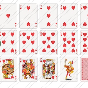 Full Deck Playing Cards pattern SVG Sticker designDigital downloads Hand accounting pattern Clothing design