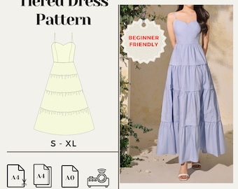 empire waist maxi dress sewing pattern Emerald Green Feather Top main image 1