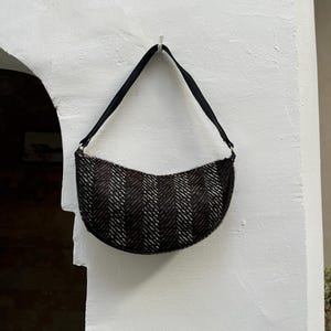 Handmade Cowhide Charm Bag – Cute Mini Banana Bag, Premium Leather Crossbody, Small Cowhide Purse, Trendy & Stylish Leather Bag