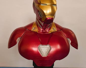 Iron Man Mark 50 Bust Figure 3D Resin Print 4K