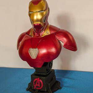 Iron Man Mark 50 Bystfigur 3D-resintryck 4K bild 4