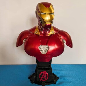 Iron Man Mark 50 Bystfigur 3D-resintryck 4K bild 3