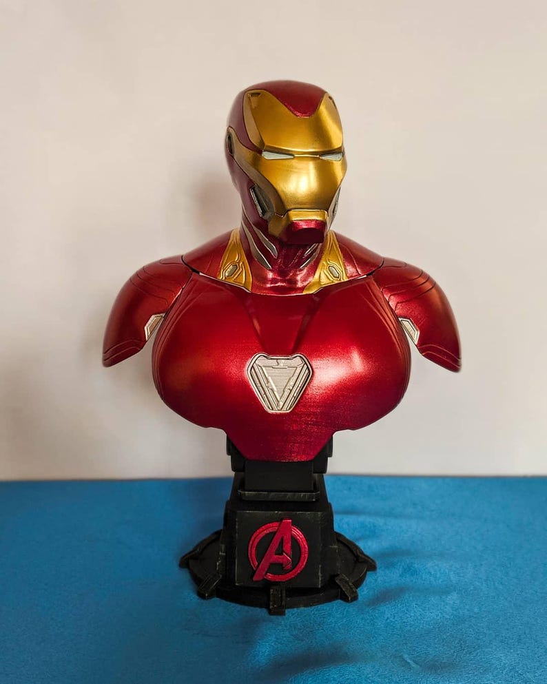 Iron Man Mark 50 Bystfigur 3D-resintryck 4K bild 3