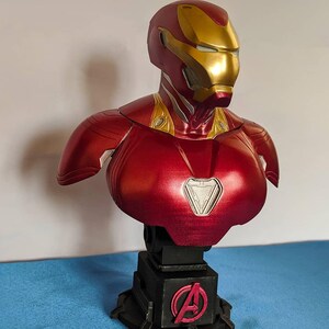 Iron Man Mark 50 Bystfigur 3D-resintryck 4K bild 2