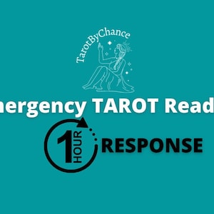 Lectura de tarot de emergencia - respuesta de 1 hora