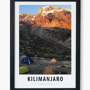 Mount Kilimanjaro, Tanzania | Digital Prints - Travel Photography - Travel Poster - Home Décor