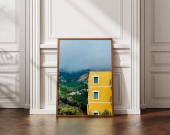 Positano, Italia / Fotografía de viaje / Impresión / Arte digital para pared / Decoración del hogar