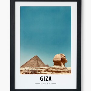Pyramids of Giza, Egypt | Digital Prints - Travel Photography - Travel Poster - Home Décor