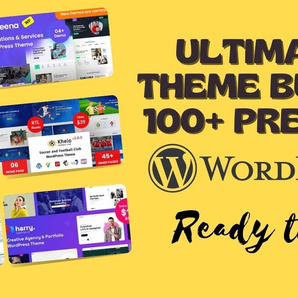 Ultimate WordPress Theme Bundle: 100+ Premium