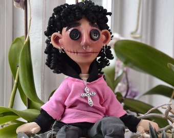 Personalized doll – Coraline inspired doll – Mini Me