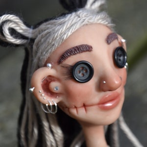 Custom doll – Coraline inspired doll – Mini Me