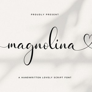 Calligraphy Font, SVG, Digital Font, Commercial Use, Handwritten, Feminine, Cricut Font, Script, Wedding, Font With Heart, Procreate, Canva,