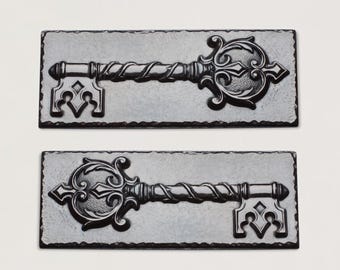 Gemina Left & Right Twisted Key impression Die | Gemina Jewellery Making Tools | Impression Dies for Jewellers, Silversmiths, Jewelry Makers