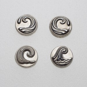 Gemina Mini Waves Shot Plate | Steel Shot Plate | Gemina Jewelry Making Tools | Impression Dies for Jewellers, Silversmiths & Jewelry Makers