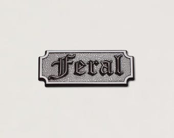 Gemina Feral Plaque Impression Die | Steel Shot Plates | Jewellery Making Tool | Impression Dies for Jewellers, Silversmiths, Jewelry Makers