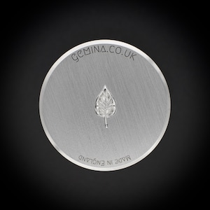 Gemina Veined Leaf Shot Plate | Steel Shot Plates | Jewellery Tool | Impression Dies for Jewellers, Silversmiths & Jewelry Makers