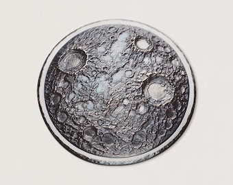 Gemina Large Full Moon Impression Die | Steel Jewellery Making Tools | Shot Plates for Jewellers, Silversmiths, Jewelry Makers
