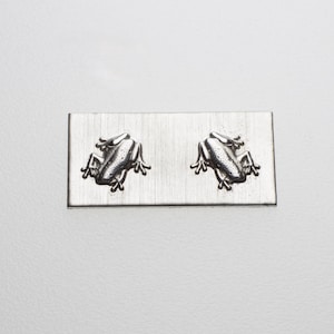 Gemina Frog Duo Shot Plate | Steel Shot Plate | Gemina Jewelry Making Tools | Impression Dies for Jewellers, Silversmiths & Jewelry Makers