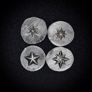 Gemina Mini Stars Shot Plate | Steel Shot Plate | Gemina Jewelry Making Tools | Impression Dies for Jewellers, Silversmiths & Jewelry Makers