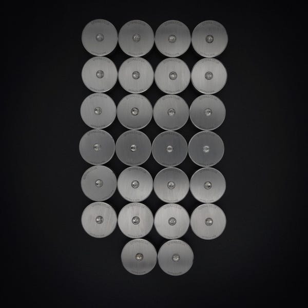 Gemina Single Letter Alphabet Shot Plates | Times New Roman Uppercase Alphabet | Gemina Steel Impression Die Jewellery Tools