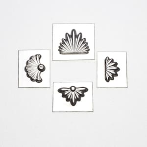 Gemina Mini Fans Shot Plate | Steel Shot Plate | Gemina Jewelry Making Tools | Impression Dies for Jewellers, Silversmiths & Jewelry Makers