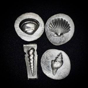 Gemina Mini Shells Shot Plate | Steel Shot Plate | Jewellery Making Tools | Impression Dies for Jewellers, Silversmiths & Jewelry Makers