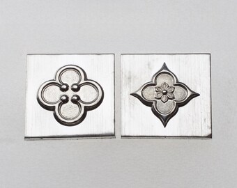 Gemina Quatrefoil Duo Shot Plate | Steel Shot Plate Jewellery Making Tools | Impression Dies for Jewellers, Silversmiths & Jewellery Makers
