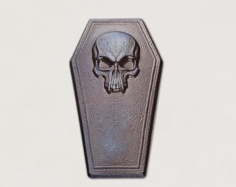 Gemina Coffin Skull Impression Die | Steel Shot Plates | Jewellery Making Tools | Shot Plates for Jewellers, Silversmiths, Jewelry Makers