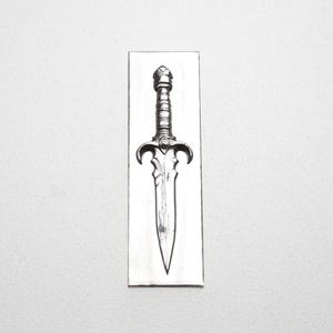 Gemina Dagger 2 Impression Die | Steel Shot Plates | Jewellery Making Tools | Impression Dies for Jewellers, Silversmiths & Jewelry Makers