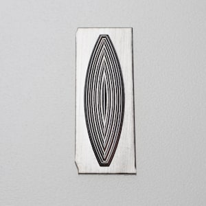 Gemina Concentric Bail Impression Dies - 3 Sizes | Steel Shot Plate Jewelry Making Tool | Impression Die for Silversmiths & Jewelry Makers