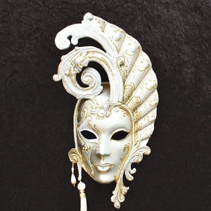 Maschera Veneziana,Aida,Maschera Originale Carta Pesta