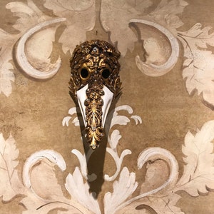 Venetian Mask, Baroque Plague Doctor, Historical Mask
