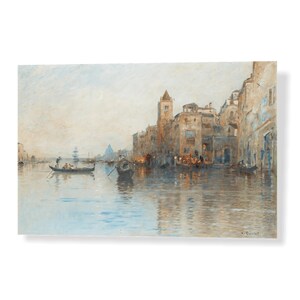 Venetian Canal Scene – W. Von Gegerfelt
