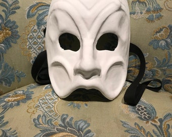 Mascara Veneciana, Arlequín Blanco Para Pintar