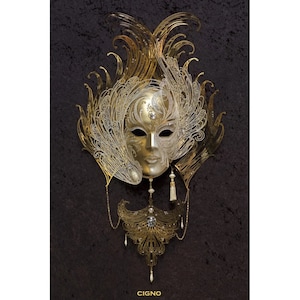 Venetian Mask, Royal Swan, Original Mask of Venice