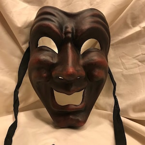 Venetian Mask,Comic and Tragic Mask,Original Mask of the Commedia dell&#39;Arte
