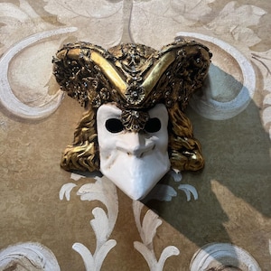 Venetian Mask, Baroque Bauta Mask, Original Mask
