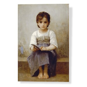 The hard lesson - W. A. Bouguereau