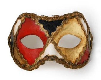 Traditional Venice mask "Colombina" - F62
